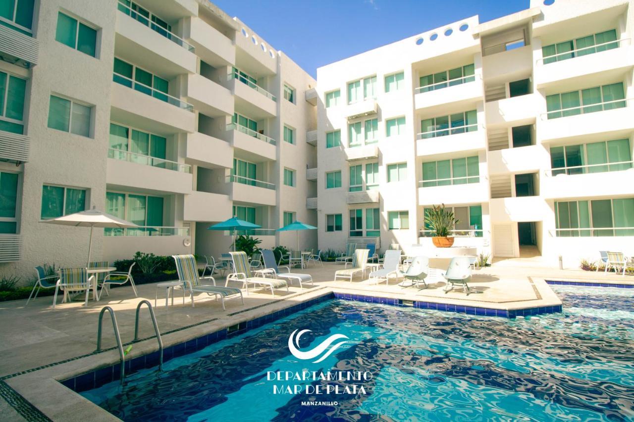 Hermoso Departamento Nuevo A 50 Metros De Playa!! Manzanillo Exterior photo